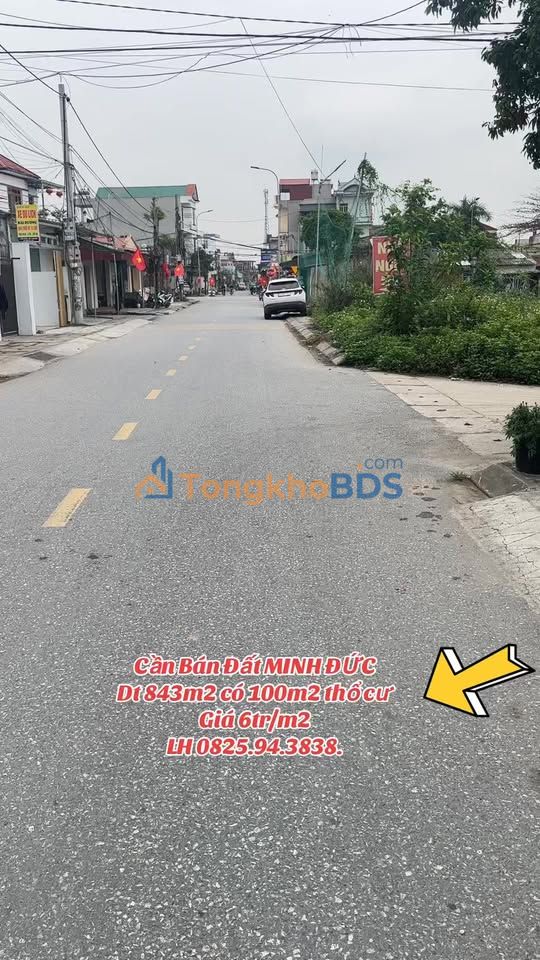 Đất Minh Đức Hải Phòng 843m² 5.058 tỷ - Sổ đỏ chính chủ