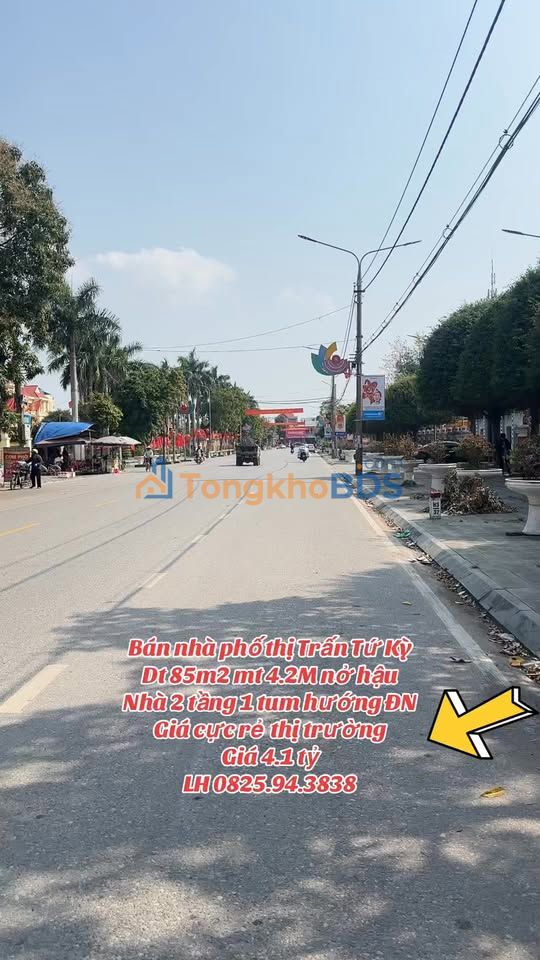 Nhà mặt phố Tứ Kỳ 85m² 4,1 tỷ – Mặt tiền kinh doanh