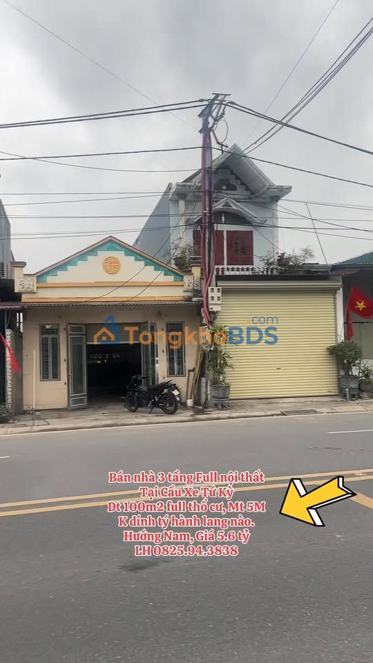 Nhà 3 Tầng Mặt Tiền Đường 391, Hải Phòng - 100m², Giá 5.6 Tỷ