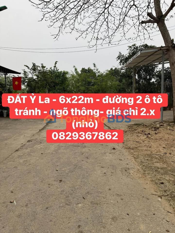 Đất Ỷ La Tuyên Quang 132m² 100 triệu - Đường to ô tô tránh