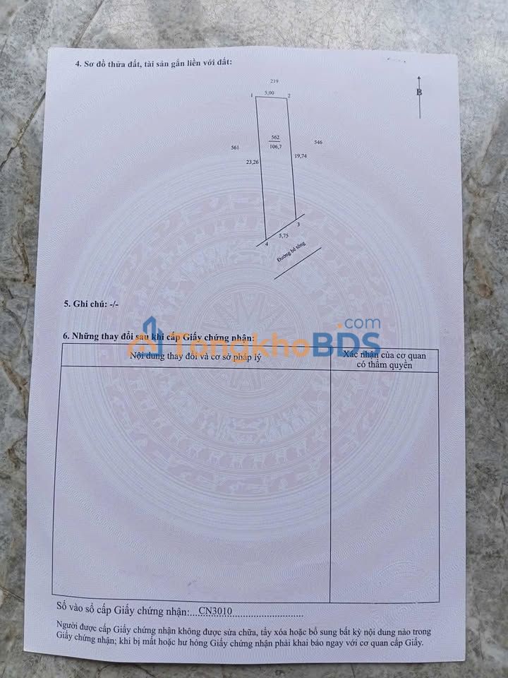 Đất nền Đông Thuận, Bình Minh 107m² 760 triệu - Chính chủ