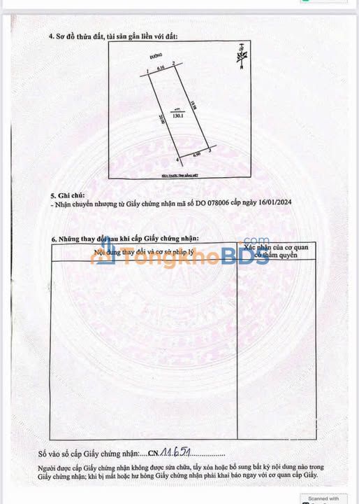 Đất nền Nghi Ân Vinh 130m² 3 tỷ - Sổ hồng chính chủ