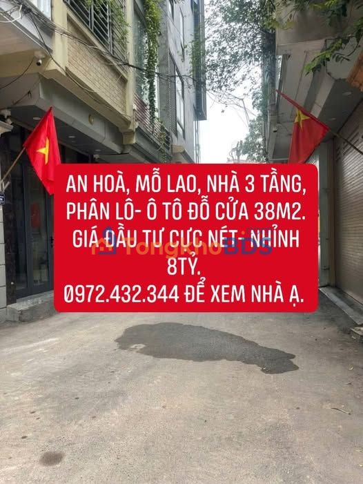 Nhà riêng An Hòa Mỗ Lao 38m² 8 tỷ - Ô tô vào tận nhà