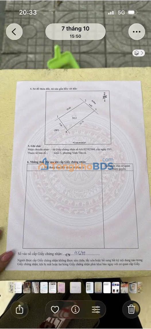 Nhà 2 tầng Vinh Tân 55m2 dưới 2.9 tỷ - Chính chủ bán