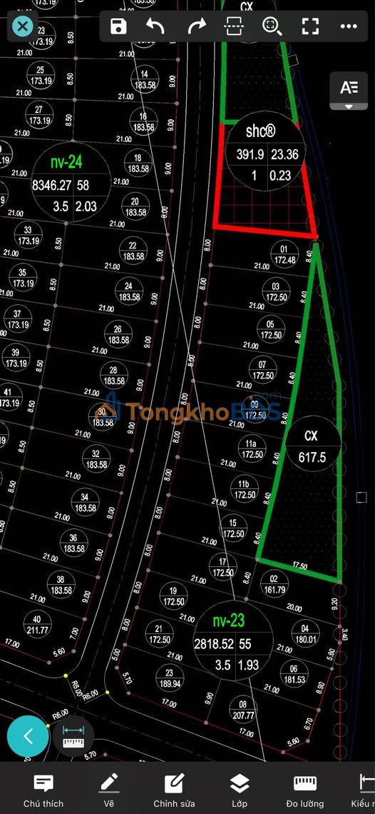 Đất nền NV23 Handico Vinh Tân 173m2 6.92 tỷ - Sổ đỏ chính chủ