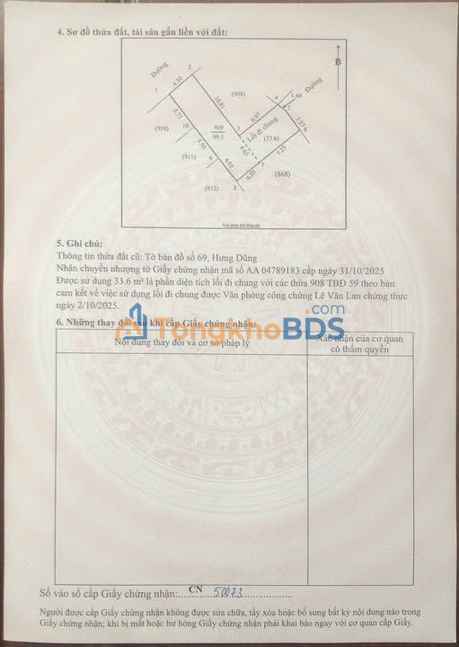 Bán Đất Khối Đông Lâm, TP Vinh 99m² - Sổ Đỏ, Ô Tô Tới Nơi - 1.53 Tỷ