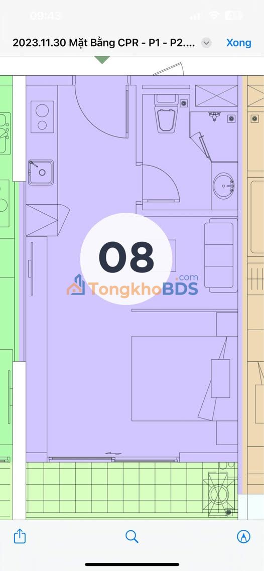 Căn hộ Eco P1 Vinh 32m² giá 1 tỷ - Bàn giao ngay