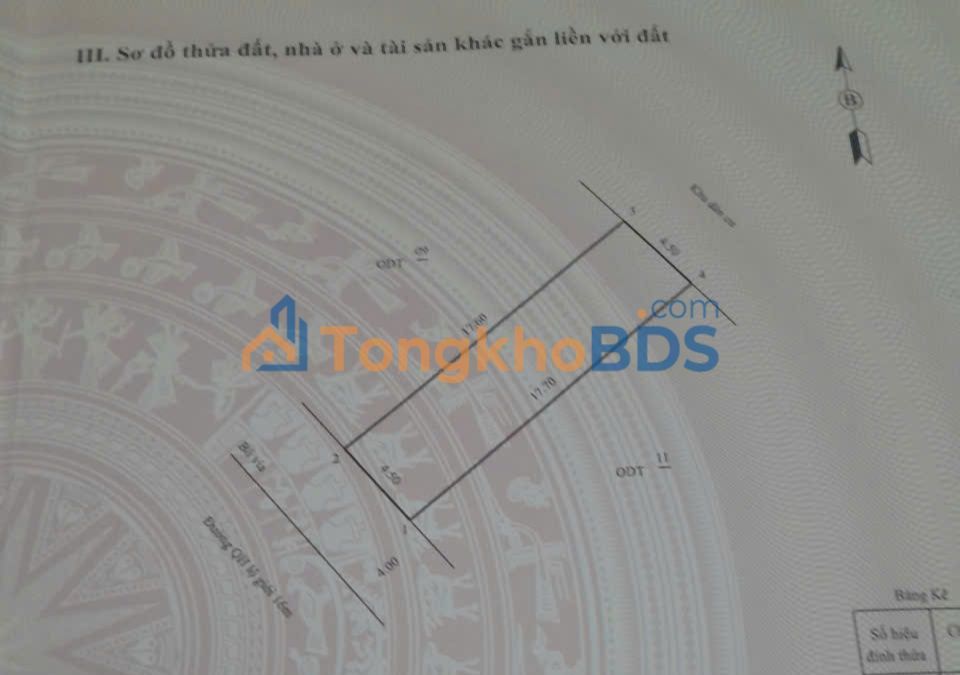 Đất nền 79m² mặt tiền QL1D, Quy Nhơn - Hướng Tây Nam, Giá 2.45 Tỷ