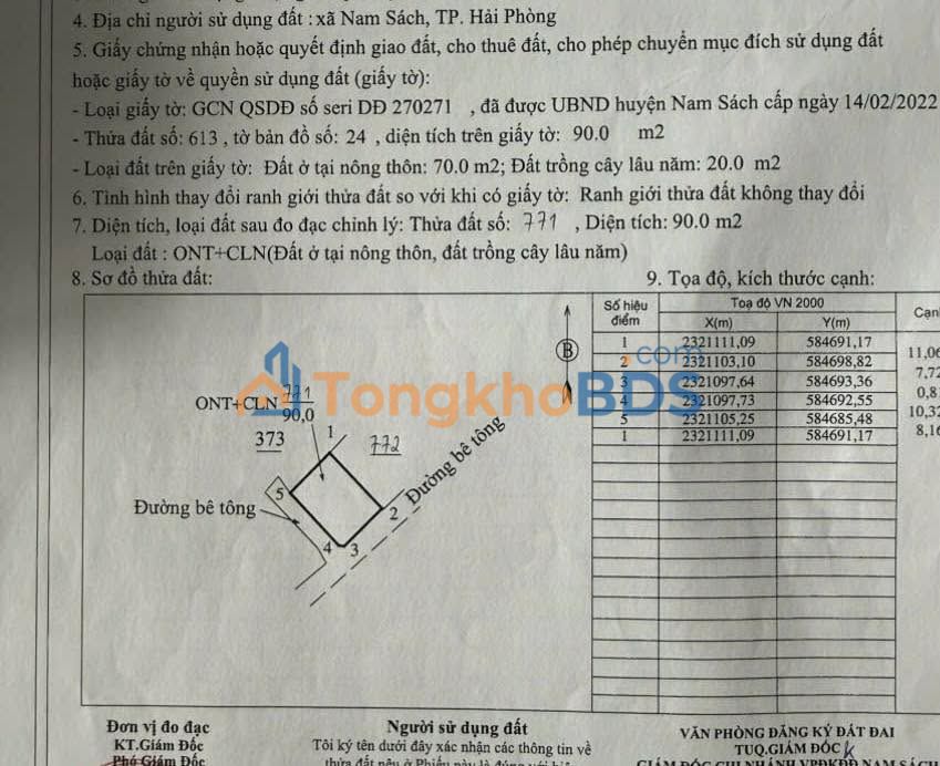Đất Nền Vạn Hương, Đồ Sơn 90m² - Hướng Nam, Giá 8xx Triệu
