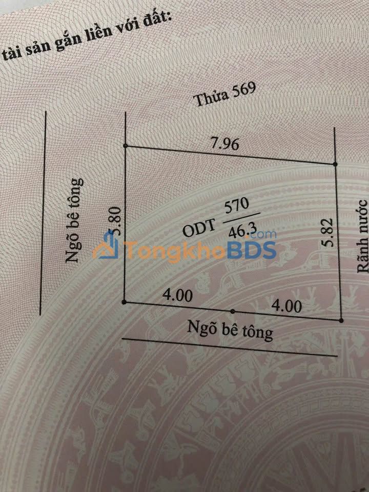 Đất nền Vũ Như Tô 46m² giá 1 tỷ - Sổ đỏ chính chủ