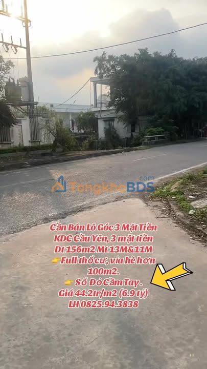 Đất nền Tứ Kỳ Hải Dương 156m² 6.9 tỷ - Sổ đỏ chính chủ