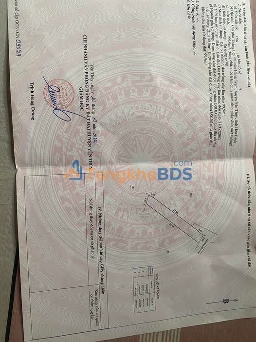 Đất nền Thị trấn Hàng Trạm 200m² 1.1 tỷ - Sổ đỏ chính chủ