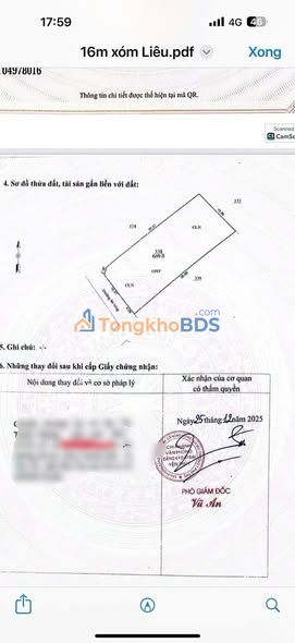 Đất nền Xóm Liêu Yên Trị 609m² giá 1 tỷ - Sổ đỏ chính chủ