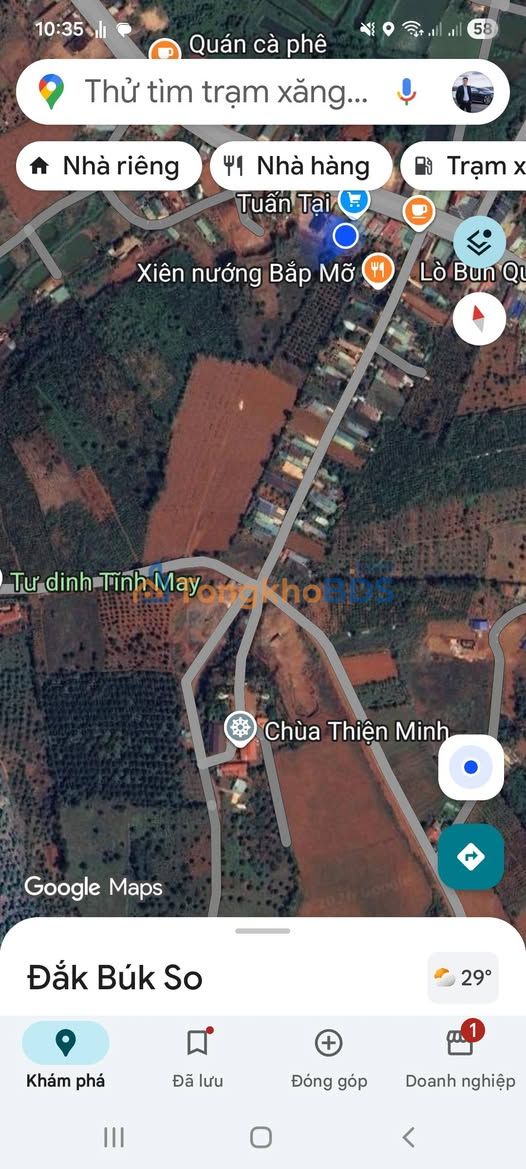 Đất nền 450m² Thôn 2 Tuy Đức - Gần Chùa Thiện Minh, Đường Nhựa Thông Thoáng