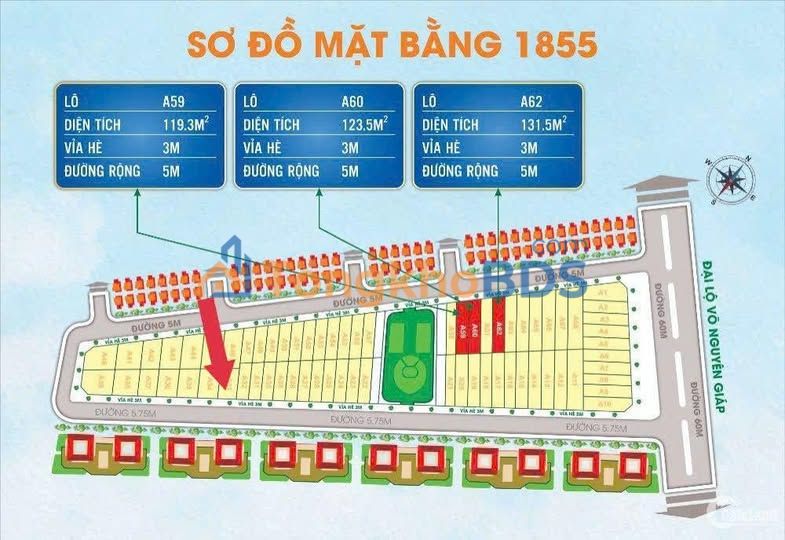 Đất biệt thự mini Quảng Thành 100m² 4,x tỷ - Sổ đỏ chính chủ