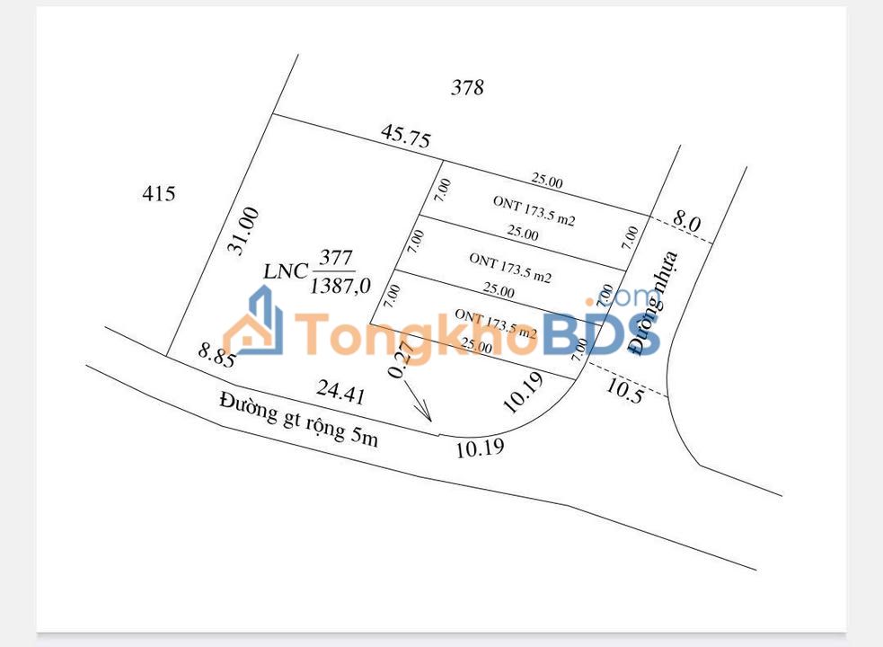 Đất Vĩnh Linh 175m² Sổ Đỏ Full Thổ Cư - Giá 320 Triệu