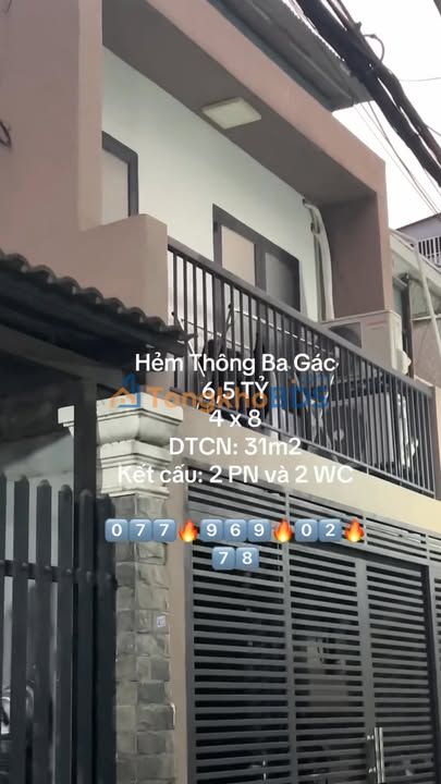 Nhà Ngô Quyền Q10 32m² - Giá 6.5 Tỷ, 2PN, Sổ Hồng Riêng