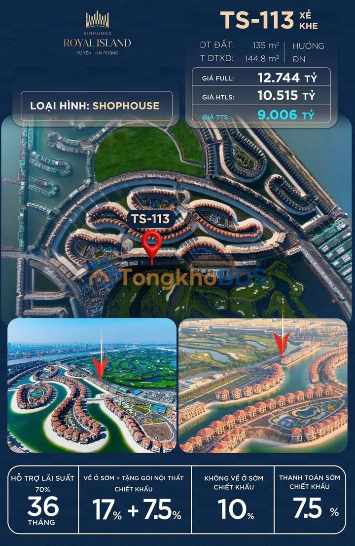 Nhà riêng Vinhomes Vũ Yên 135m² giá 9 tỷ - Giá tốt hiếm có