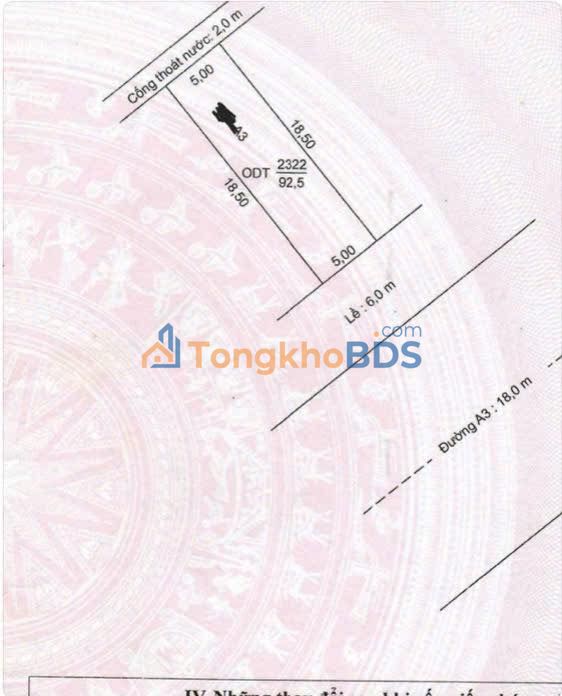 Đất nền Cần Thơ Trần Văn Trà 92.5m2 7.8 tỷ - Sổ đỏ chính chủ