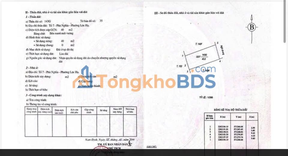 Đất Bùi Bằng Đoàn Nam Định 80m² 2.1 tỷ - Xây tự do