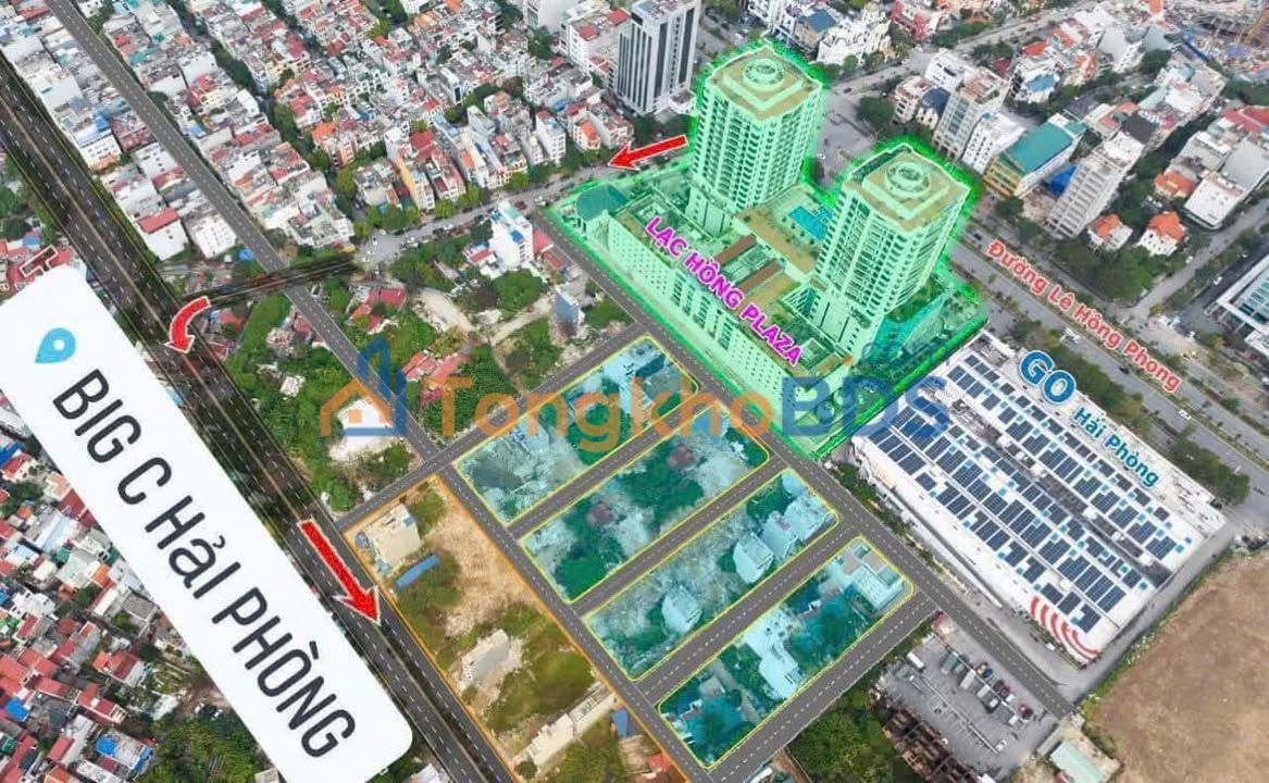 Đất nền Hải Phòng 20B Lê Hồng Phong 60m² 7,74 tỷ - Sổ đỏ chính chủ