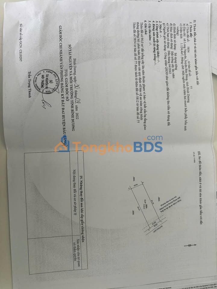 Đất Long Nguyên Bàu Bàng 360m² 1.05 tỷ - Tiềm năng tăng giá