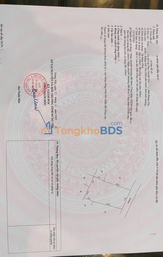 Đất Nền Văn Lâm Hưng Yên 669m² - Sổ Đỏ Trao Tay, Đầu Tư Sinh Lời