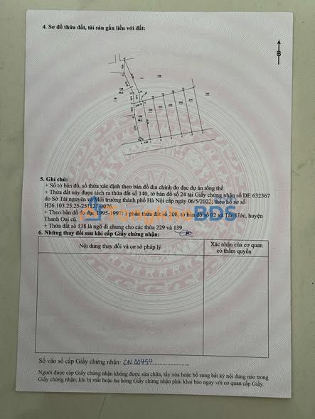 Đất nền Thôn Quế Sơn, Thanh Văn 89m² - Sổ đỏ chính chủ