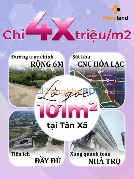 Đất nền Tân Xã Hà Nội 105m² giá 4.2 tỷ - Sổ đỏ chính chủ