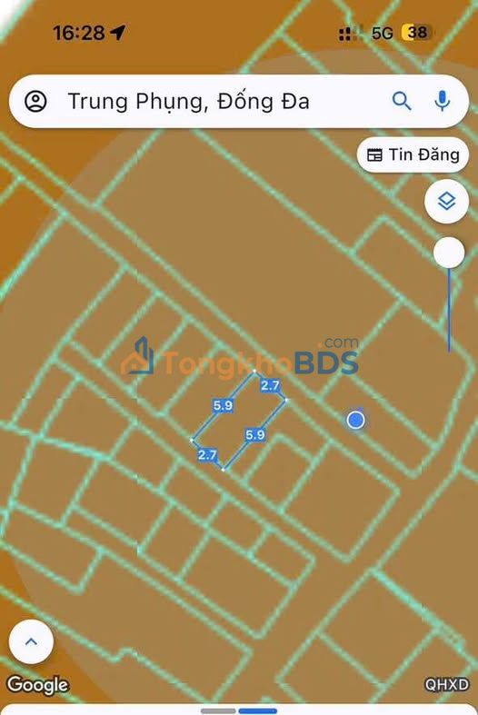 Nhà riêng Quang Trung Đống Đa 16m² 3 tỷ - Chính chủ bán