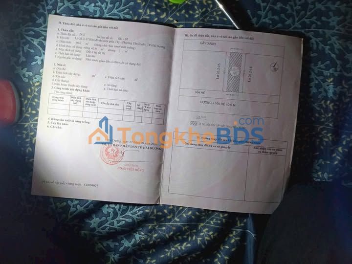 Đất Nền An Phú 60m² - Ngay Trung Tâm TP. Thủ Dầu Một, Hướng Nam - Giá Tốt