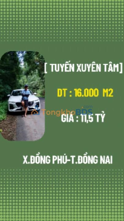 Đất nền Tân Phú Đồng Nai 16.000m² 11,5 tỷ - Đất thổ cư 100%