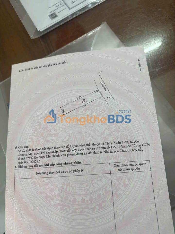 Đất nền Xuân Mai, Chương Mỹ 125m² 4 tỷ - Đường to ô tô