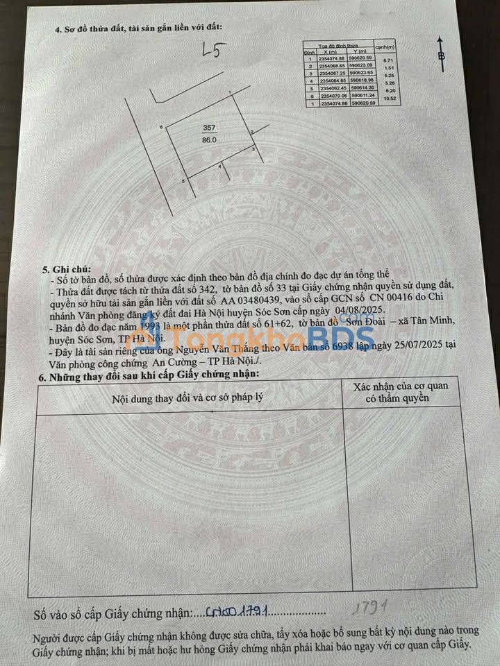 Đất Tân Minh Sóc Sơn 100m² 2.1 tỷ - Đường to ô tô