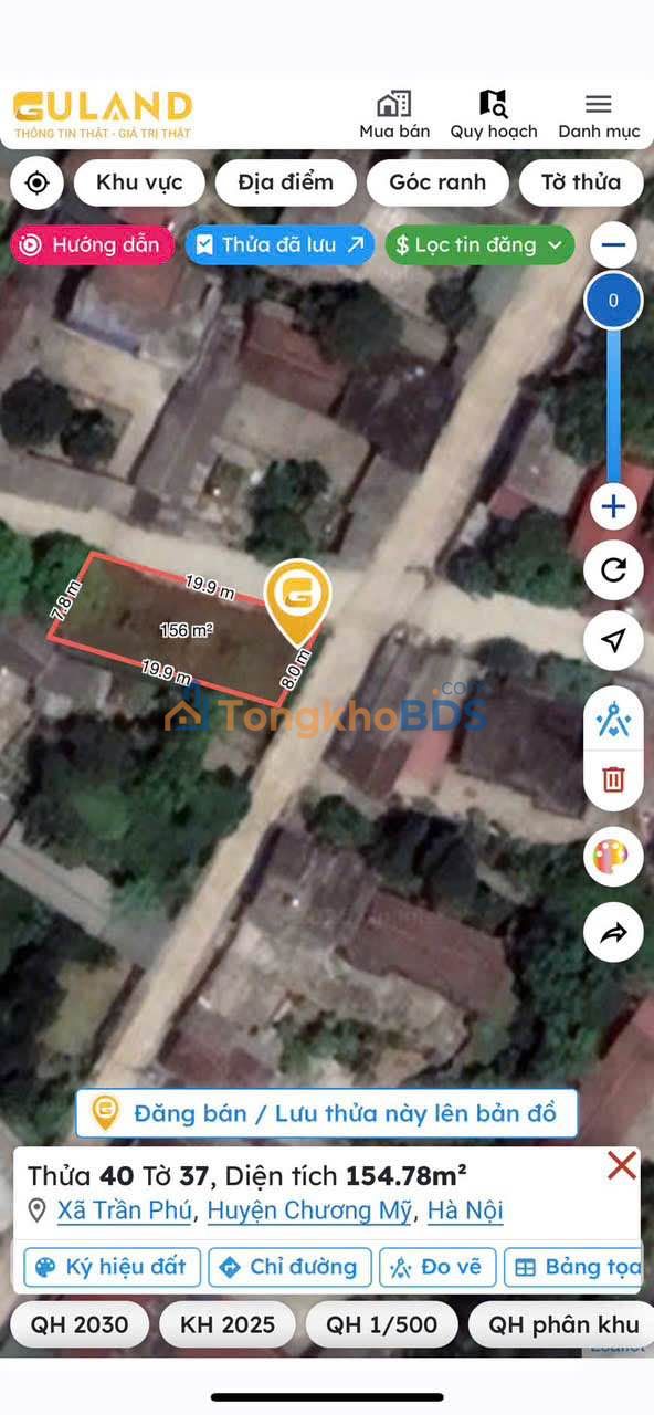 Đất nền Hà Nội Chương Mỹ 160m² thỏa thuận - Đường ô tô 6m