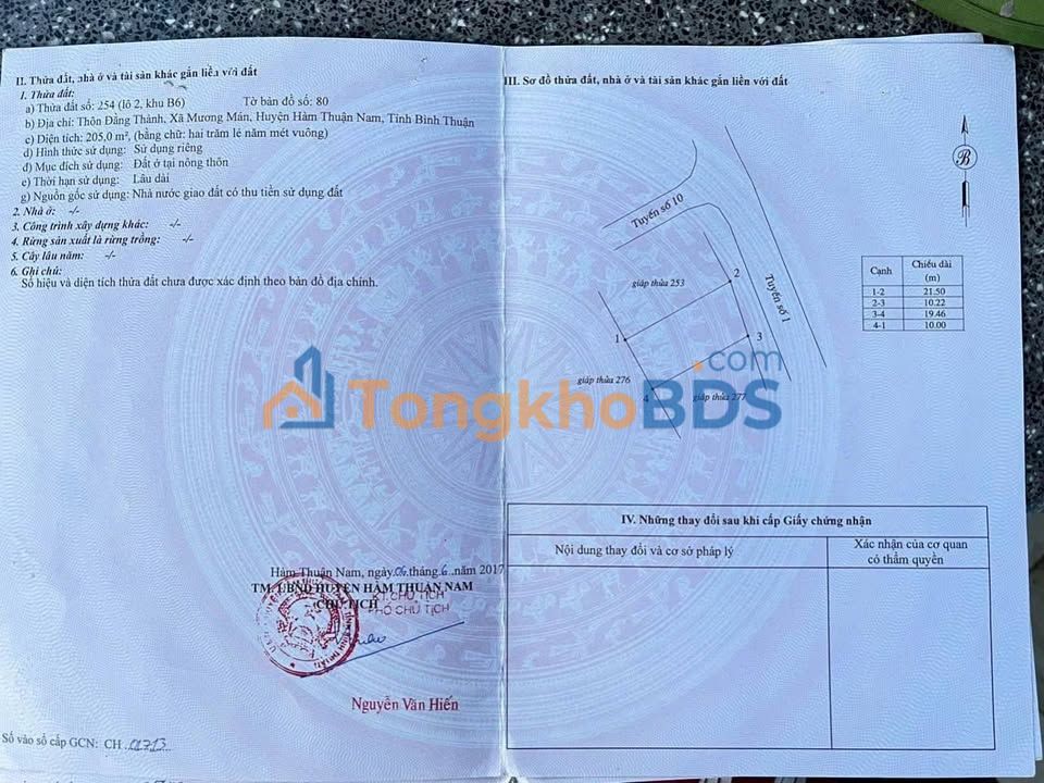 Đất Nền 390m² TDC Mương Mán - Sổ Hồng Riêng, Giá 1.19 Tỷ