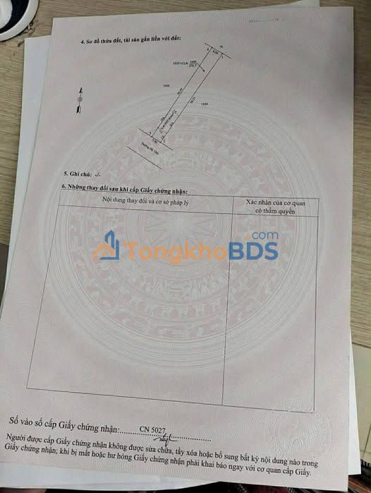 Đất Hậu Lộc 250m² Hẻm 29 Trường Đông, Hòa Thành - 500 Triệu