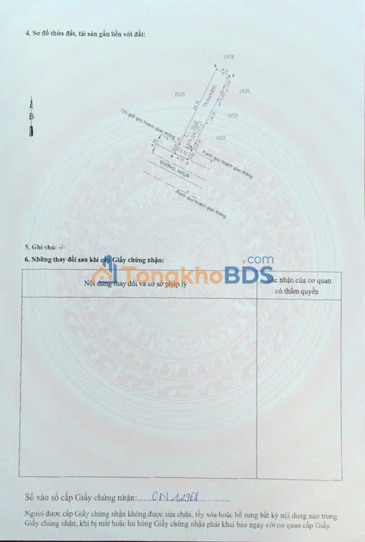 Đất nền Dĩ An Ngô Văn Sở 117m² 5.7 tỷ - Đường to ô tô