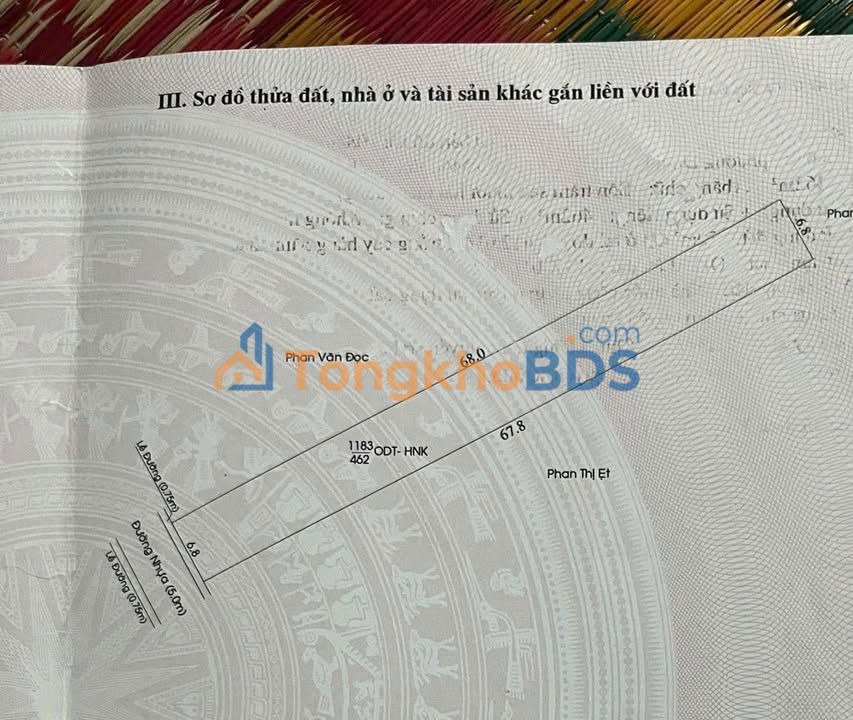 Đất nền Định Hòa Thủ Dầu Một 462m² 5.2 tỷ - Sổ đỏ chính chủ