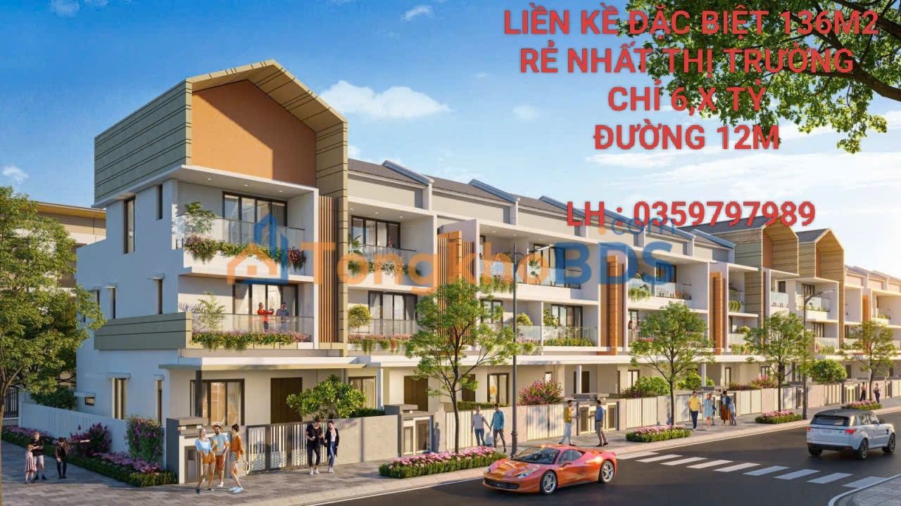 Townhouse Quang Trung Vinh 136m² 6 tỷ - Đầu tư sinh lời