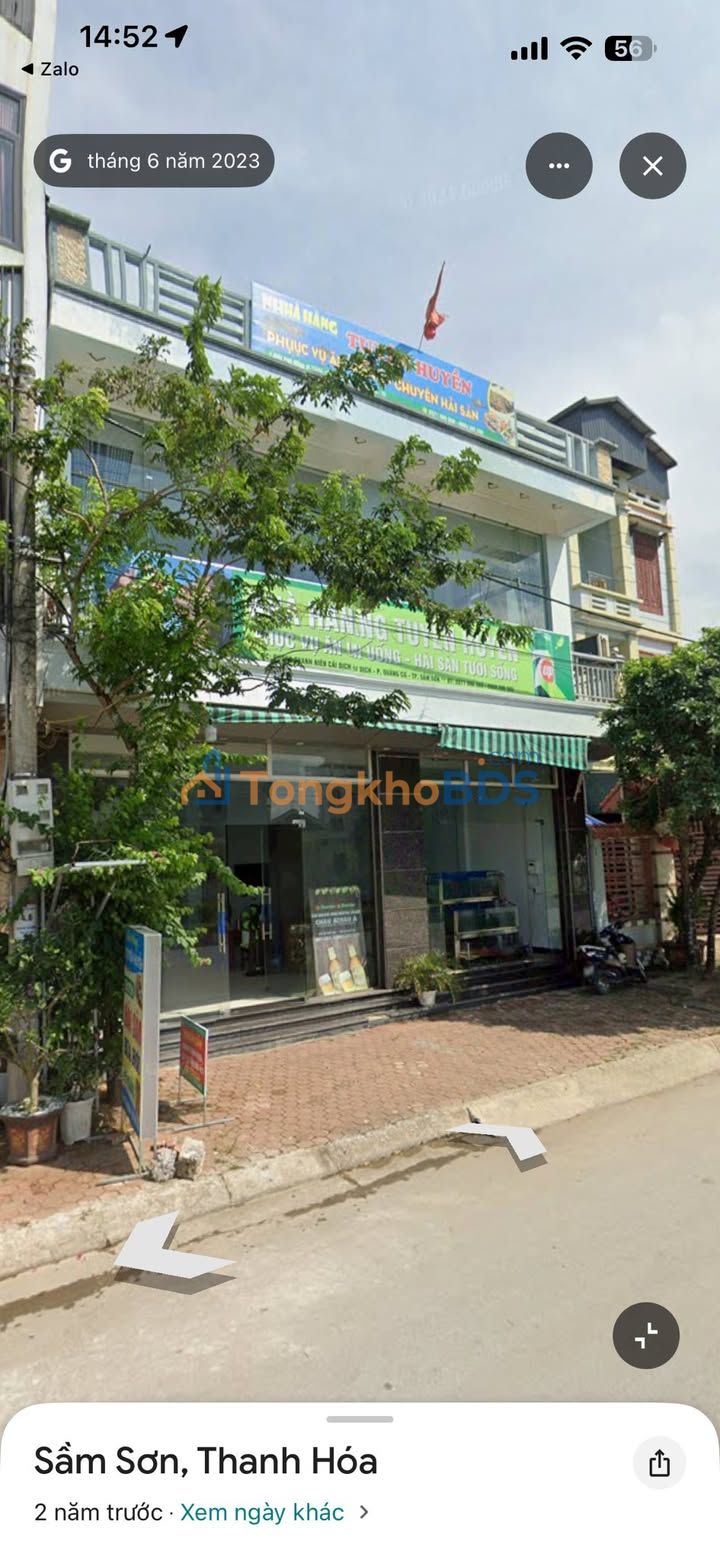 Nhà 400m² mặt tiền biển Sầm Sơn - Cho thuê kinh doanh/ở lâu dài