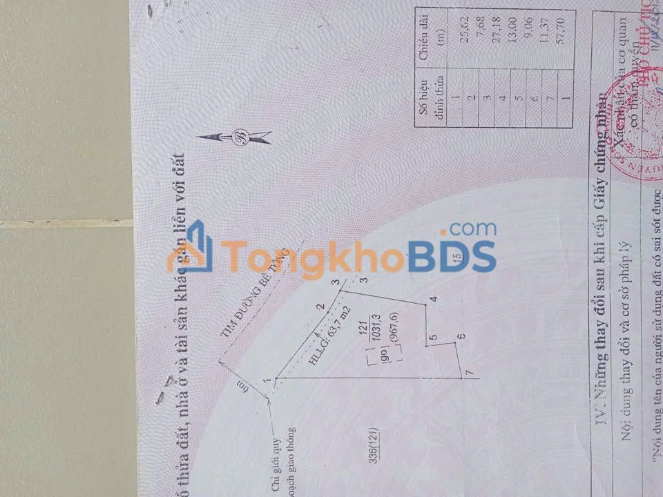 Đất nền Buôn Chung EaBar 1.031m² - Pháp lý rõ ràng