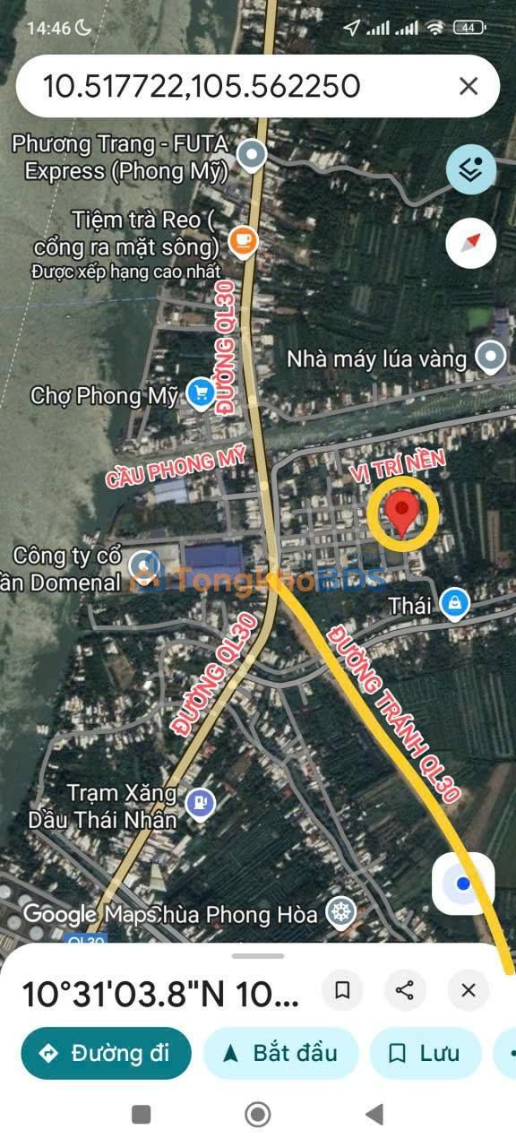 Đất nền Phong Mỹ Cao Lãnh 180m² - Pháp lý rõ ràng