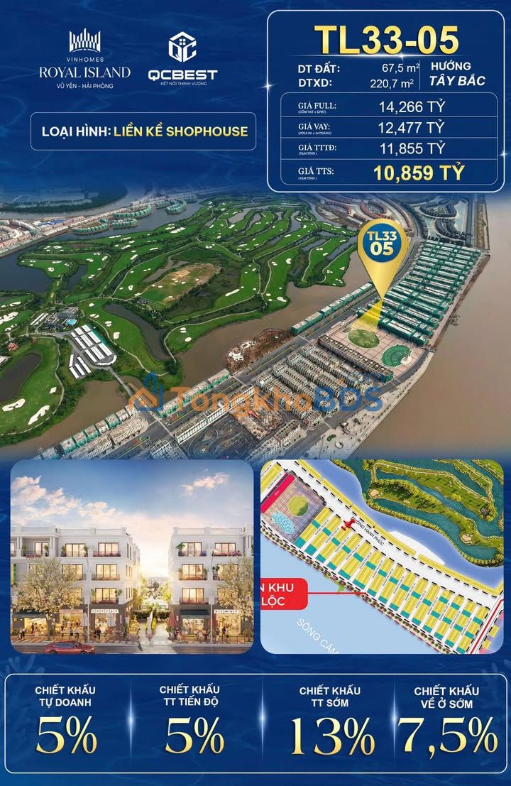 Nhà Phố Tài Lộc - Hải Phòng: Kinh Doanh Đắc Lợi, Vốn Chỉ Từ 3 Tỷ