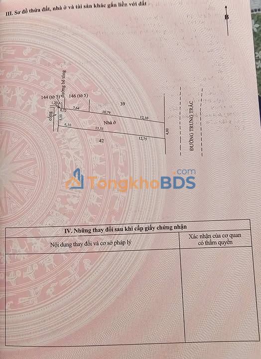 Mặt Tiền Kinh Doanh Đường Trưng Trắc Mỹ Tho - 165.6m²