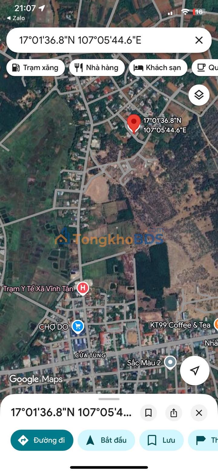 Đất nền Khu phố Cát Cửa Tùng 200m² - Sổ đỏ chính chủ