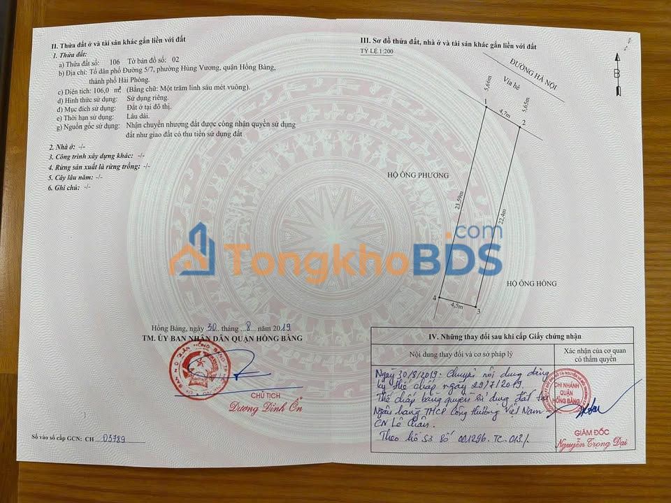 Nhà Mặt Tiền Hùng Vương, HP - 250m² Kinh Doanh Đa Ngành, Giá 7.5 Tỷ