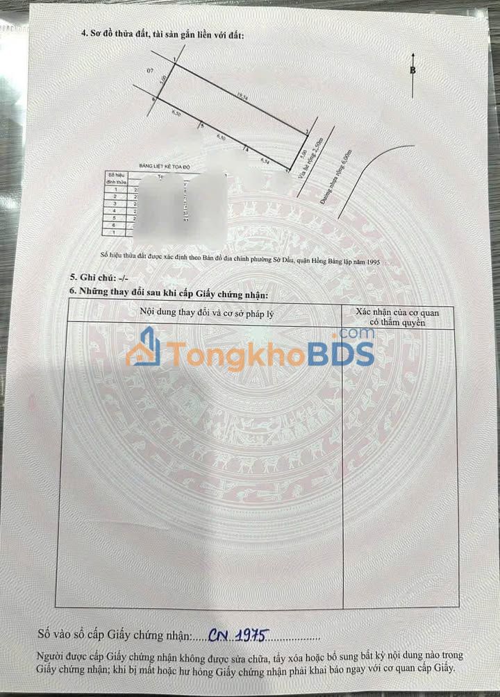 Đất Thượng Lý Hồng Bàng 98m² 5,684 tỷ - Giá tốt hiếm có