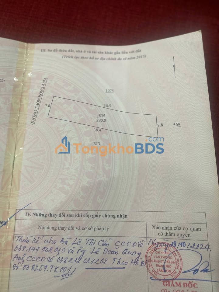 Bán Gấp Đất Ven Biển Thanh Hóa 290m² - Gần Văn Phú Vlesta