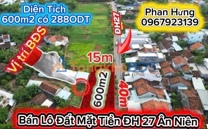Đất nền Hòa An Phú Hòa 600m² 4 tỷ - Sổ đỏ chính chủ